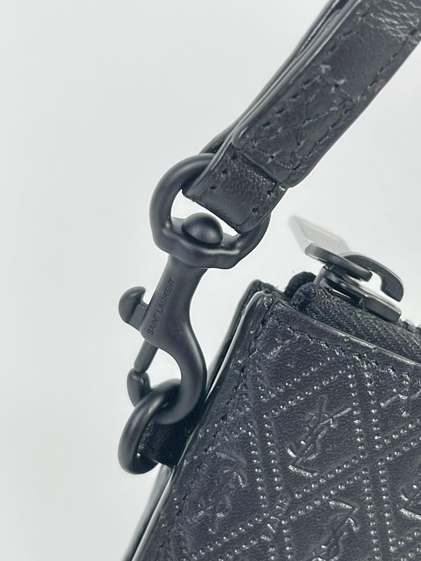 【99成新】YSL 菱格紋平板電腦手拿包 