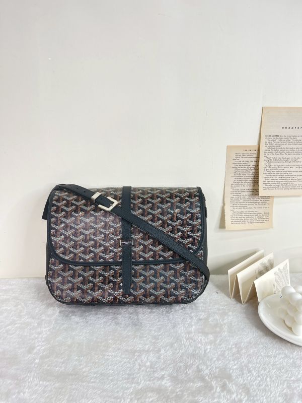 【99成新】GOYARD Belvédère MM 郵差包 