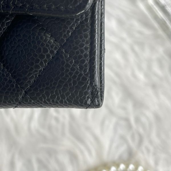 【12期0利率】CHANEL COCO 牛皮零錢卡包【99成新】 