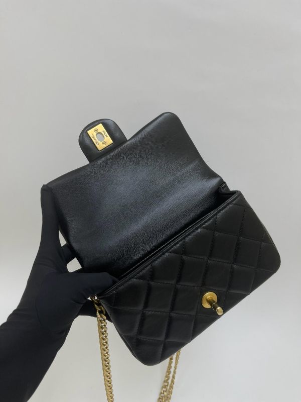 【95成新】CHANEL 愛心金球方胖 