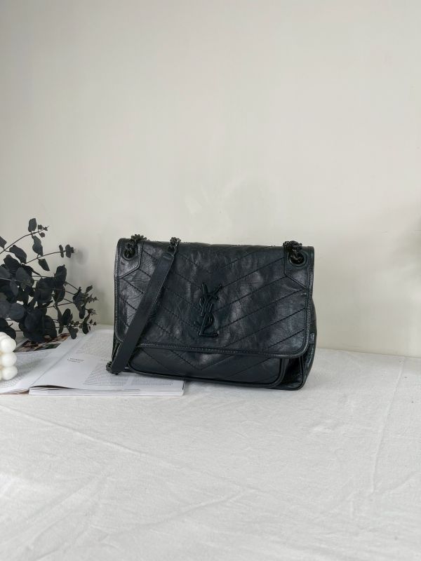 【分期0利率】YSL NIKI 中號 SO BLCAK【95成新】 