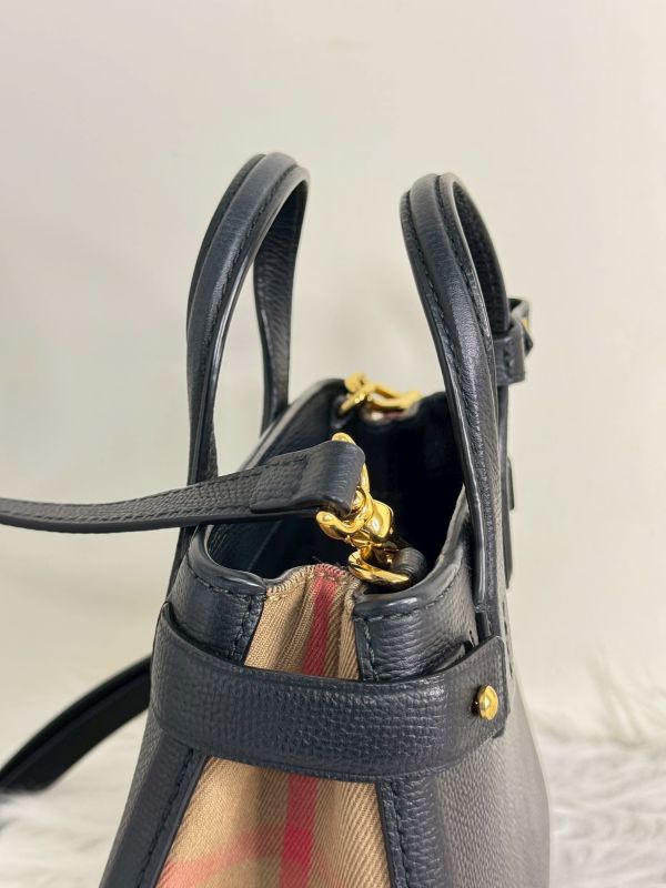 【9成新】BURBERRY Baby Banner 迷你手提肩背兩用包 