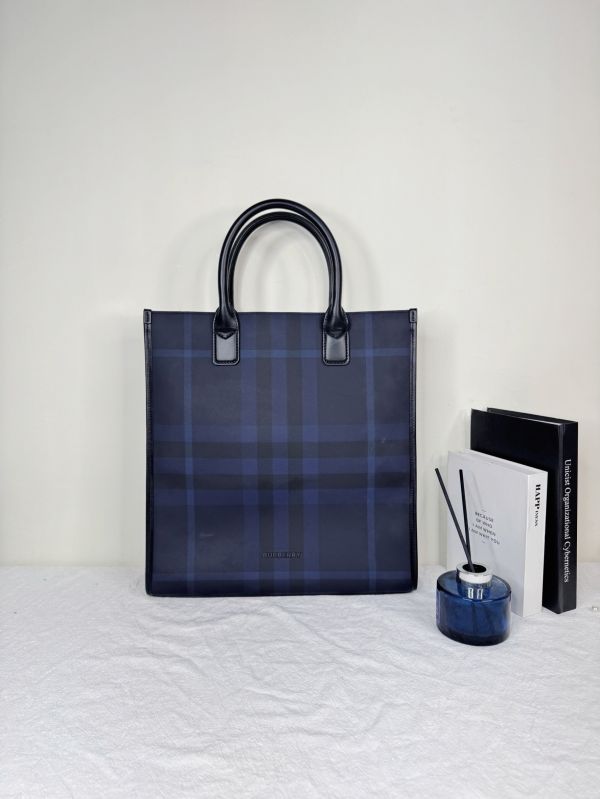 【分期0利率】BURBERRY DANNY 防刮格紋兩用公事包【95成新】 
