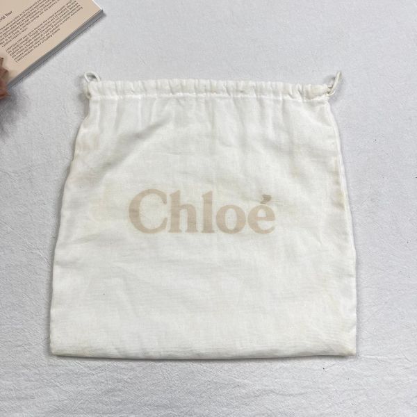【12期0利率】CHLOE clutch c bag奶茶色【95成新】 