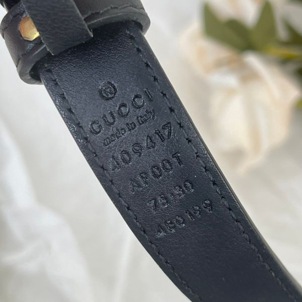 【12期0利率】GUCCI  雙G皮帶 2公分【9成新】 