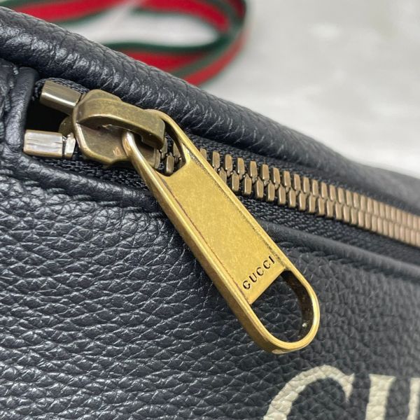 【98 成新】GUCCI小號印刷腰包 
