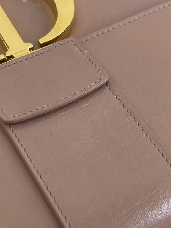 【9成新】DIOR 30 MONTAIGNE 中號 乾燥玫瑰粉 