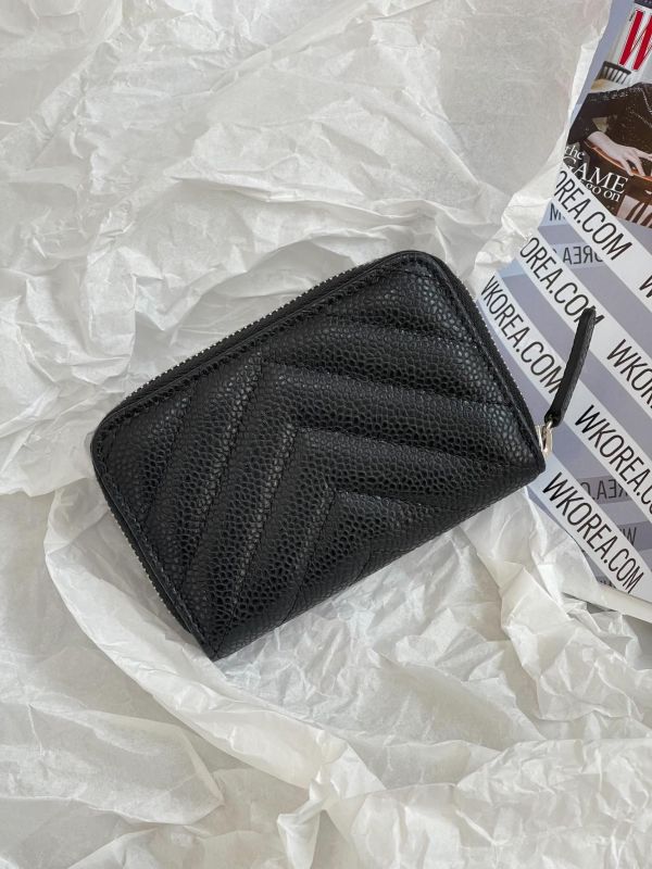 【99成新】CHANEL 拉鍊零錢包 