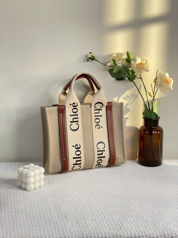 【分期0利率】CHLOE WOODY SMALL 經典棕【9成新】 