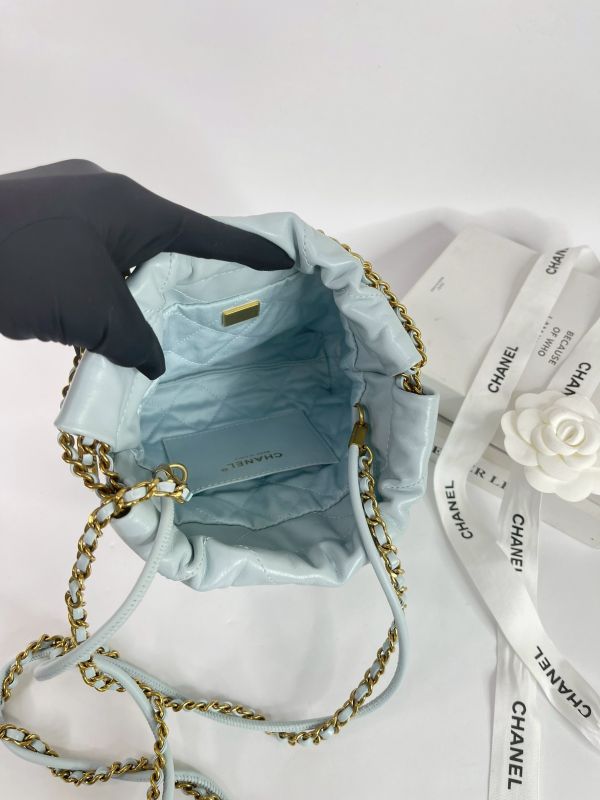 【95成新】CHANEL 22 迷你束口包 