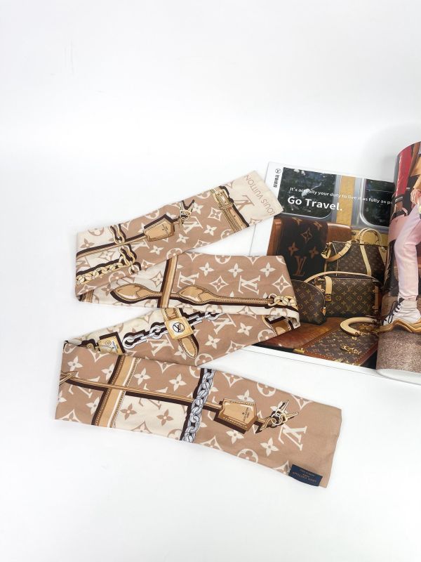 【9成新】LV Monogram Confidential 長絲巾 