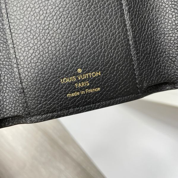 【12期0利率】LV壓紋三摺短夾【全新閒置】 