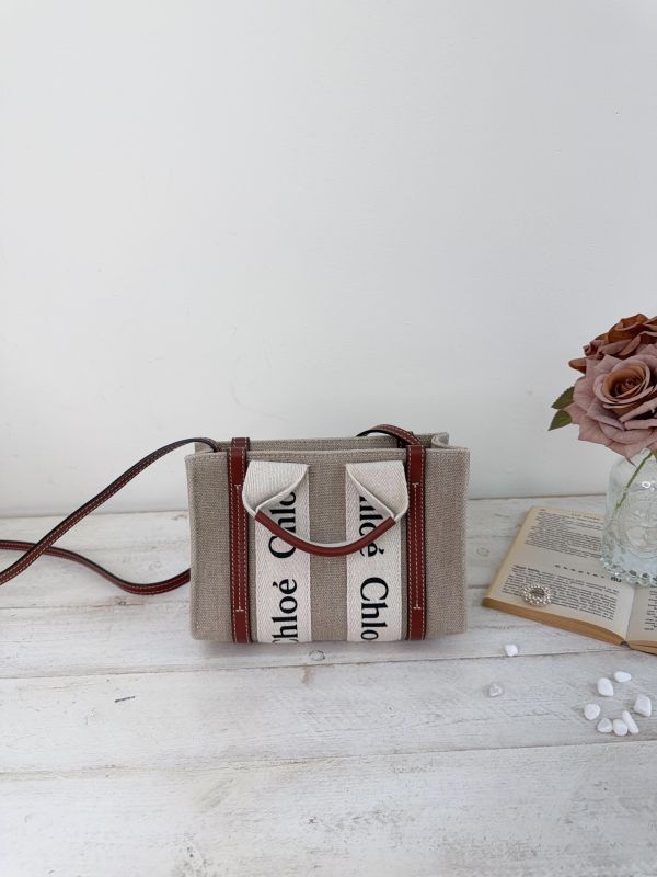 【9成新】CHLOE mini woody tote bag 