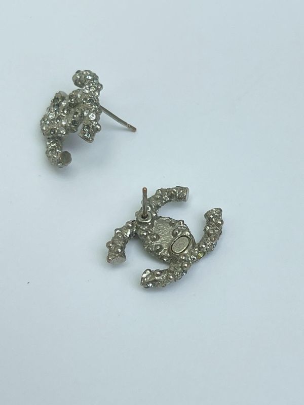 【95成新】CHANEL 滿鑽耳環 