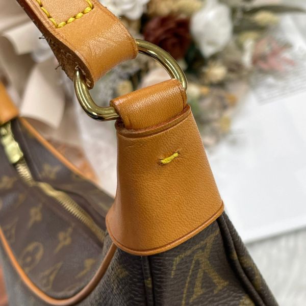 【12期0利率】 LV VTG Boulogne 30老花牛角包【9成新】 