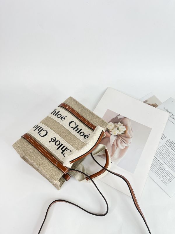 【95成新】CHLOE WOODY TOTE 迷你 棕 