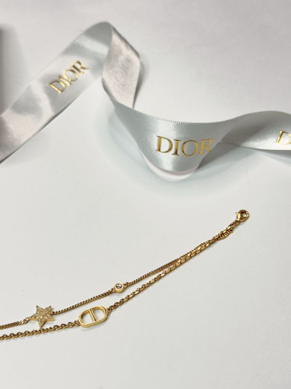 【95成新】DIOR Petit CD 雙鏈手鍊 