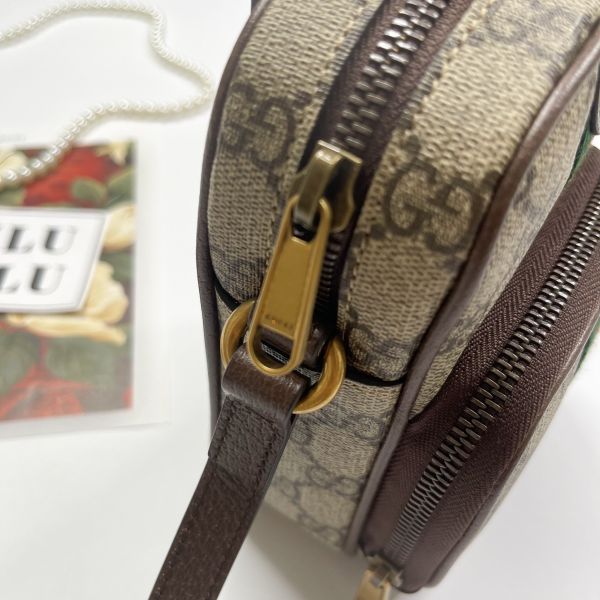 【12期0利率】GUCCI  OPIDIA 雙層拉鍊記者包【全新品】 