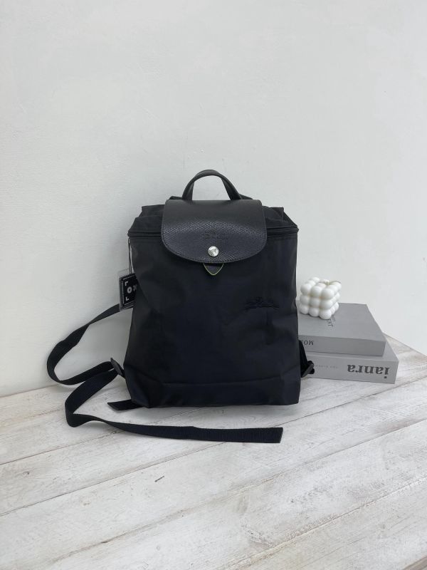 【未使用閒置品】LONGCHAMP 尼龍後背包 