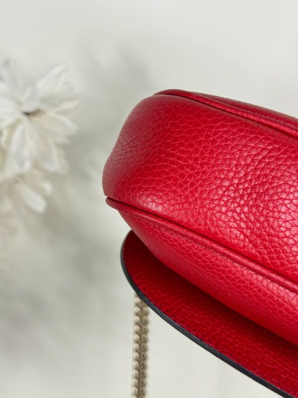 【分期0利率】GUCCI SOHO 流蘇翻蓋鍊包【95成新】 