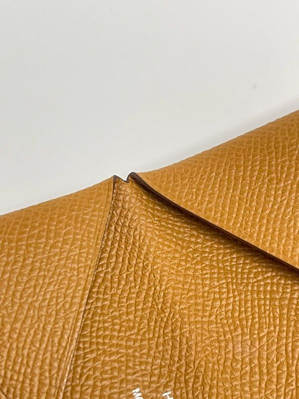 【95成新】Hermes Calvi 對開單層卡片套 