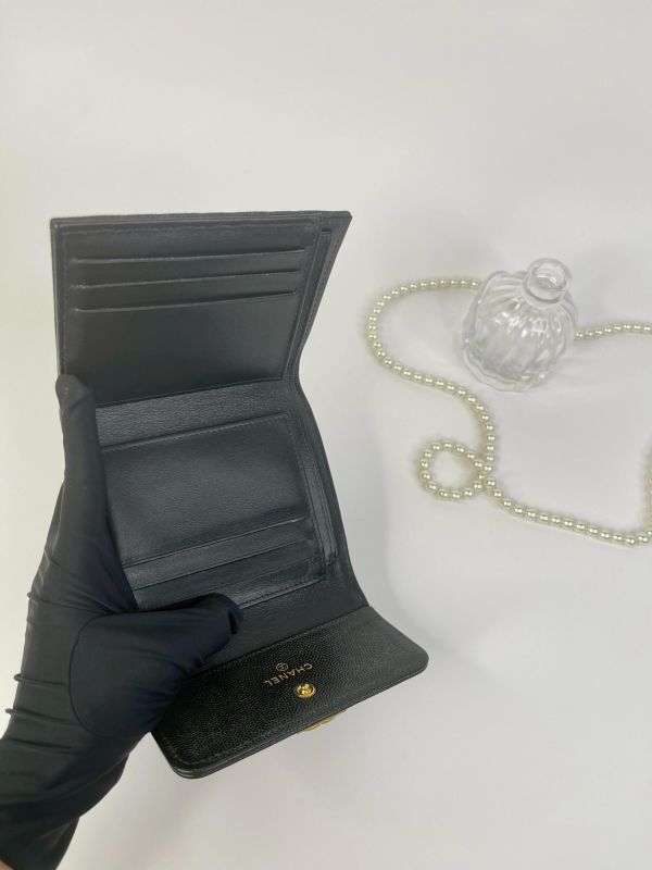 【9成新】CHANEL BOY 三折短夾 