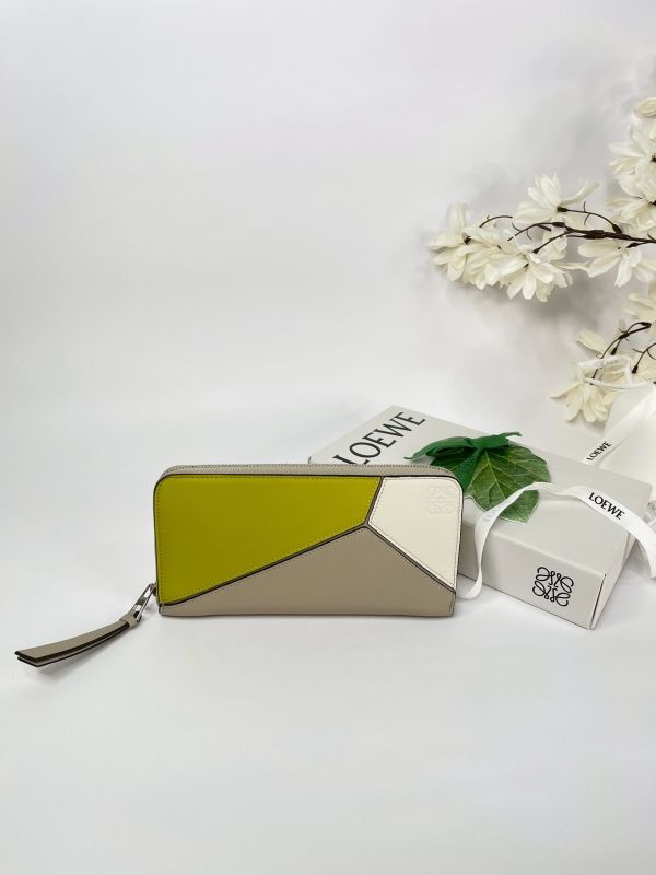 【分期0利率】LOEWE PUZZLE 拉鍊長夾【99成新】 