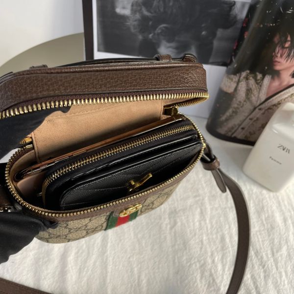 【99成新】【12期0利率】GUCCI OPHIDIA GG迷你化妝包 