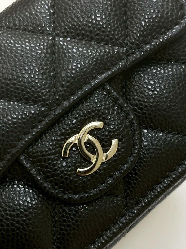 【全新品】CHANEL  COCO迷你雙層三折短夾 