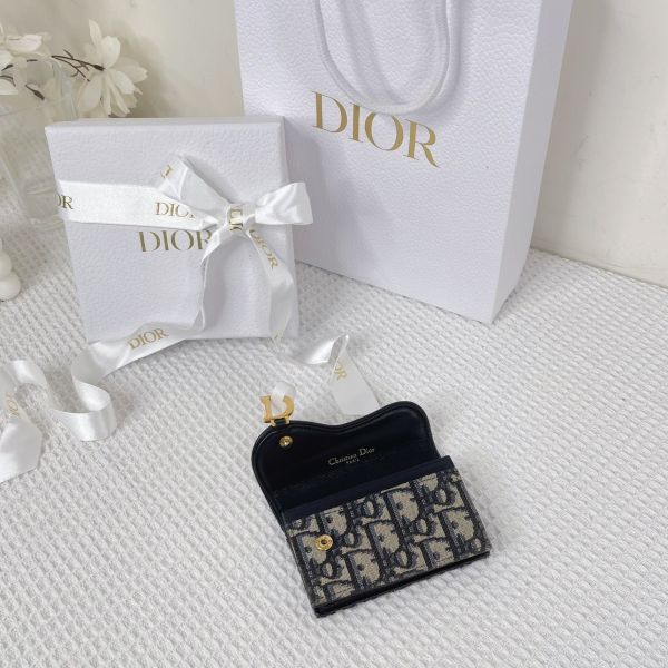【分期0利率】DIOR SADDLE BLOOM 卡夾【9成新】 
