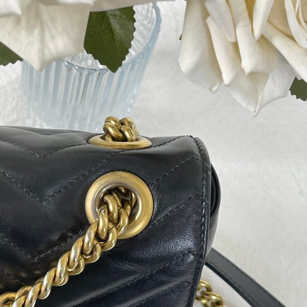 【12期0利率】GUCCI Marmont 小號肩背包【9成新】 