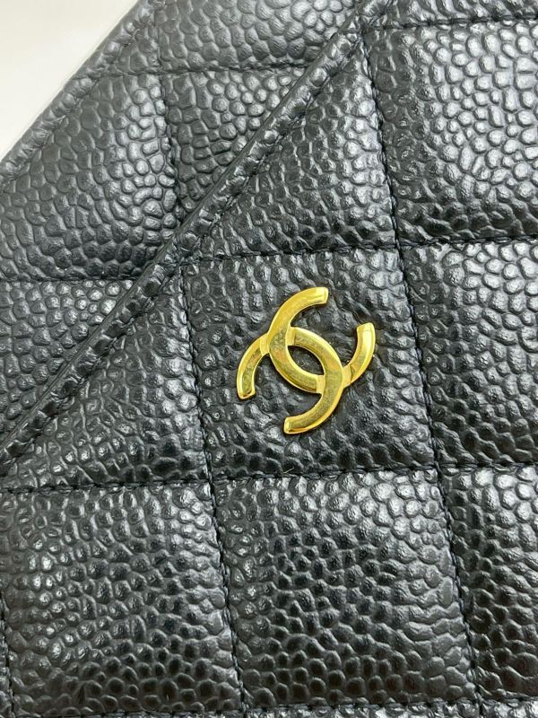 【99成新】CHANEL  WOC魚子醬金扣 