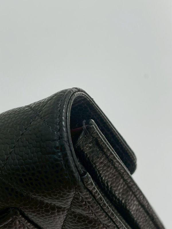 【95成新】CHANEL COCO 經典翻蓋長夾 