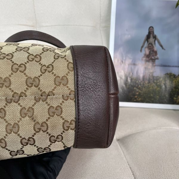 【12期0利率】GUCCI 老款滿版雙G帆布托特包【85新】 