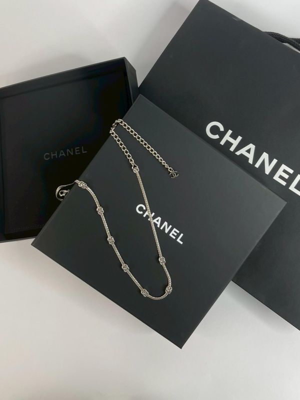 【全新品】CHANEL 7花蛇骨鍊項鍊 