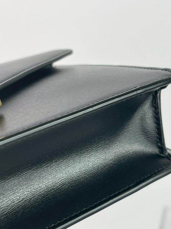 【95成新】CELINE MARGO 亮澤牛皮革WOC 