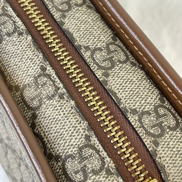 【12期0利率】GUCCI  Retro GG Supreme 斜背方包【95成新】 