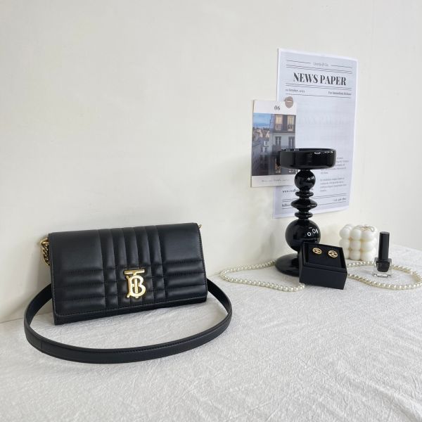 【12期0利率】BURBERRY LOLA TB WOC黑金【9成新】 