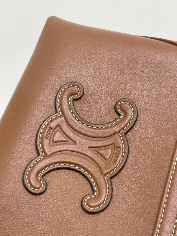【95成新】CELINE 小牛皮迷你貝殼包 