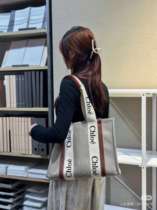 【99成新】CHLOE WOODY 中號  經典棕 