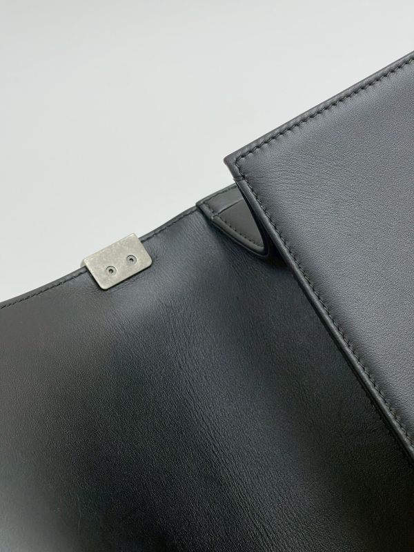 【95成新】CHANEL芯片款 BOY 25 牛皮銀扣 
