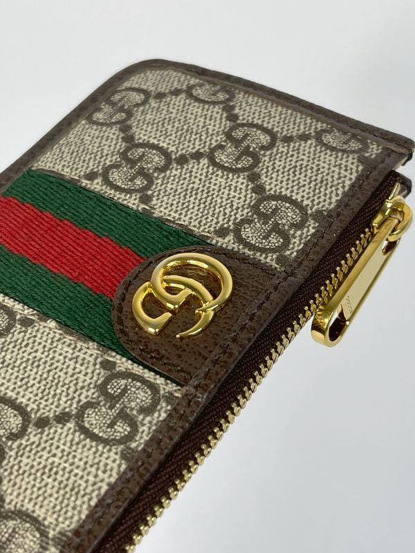 【分期0利率】GUCCI OPHIDIA 3卡零錢包【95成新】 