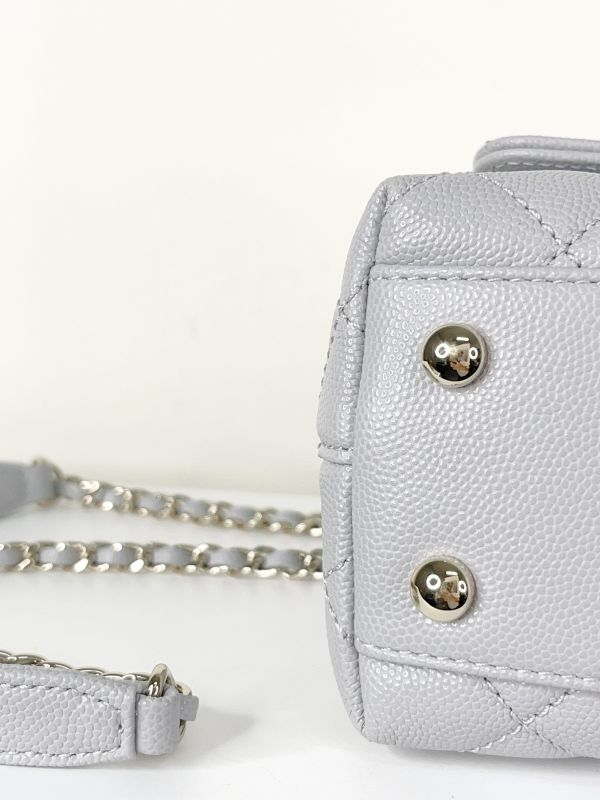 【分期0利率】CHANEL荔枝牛皮coco handle small  【未使用閒置品】 