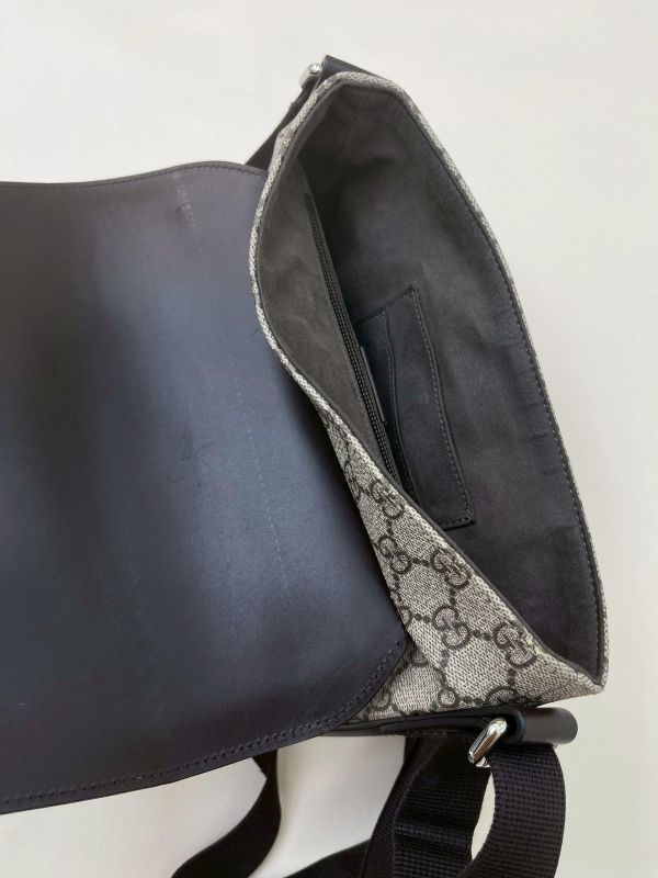 【9成新】GUCCI 男款老花斜背包 
