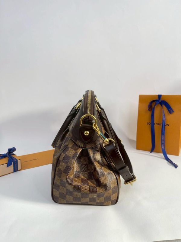 【9成新】LV Damier Trevi PM 手提肩背兩用包 