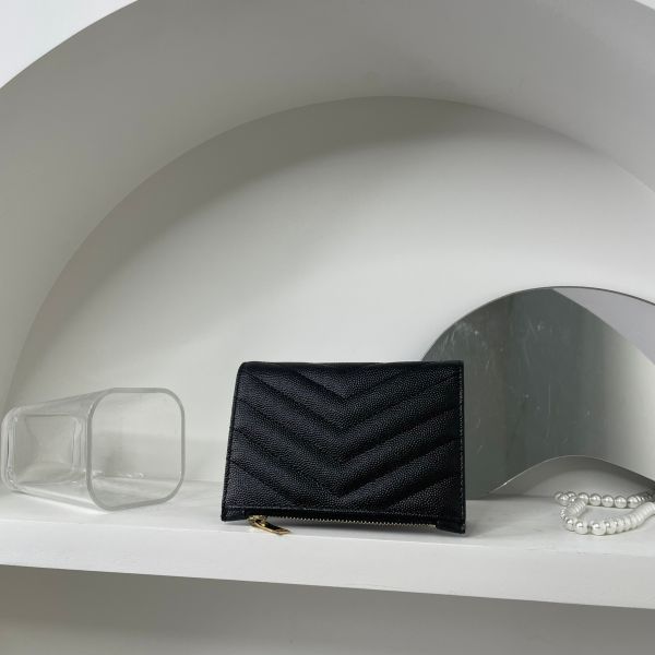 【95成新】【12期0利率】YSL 對折短夾 