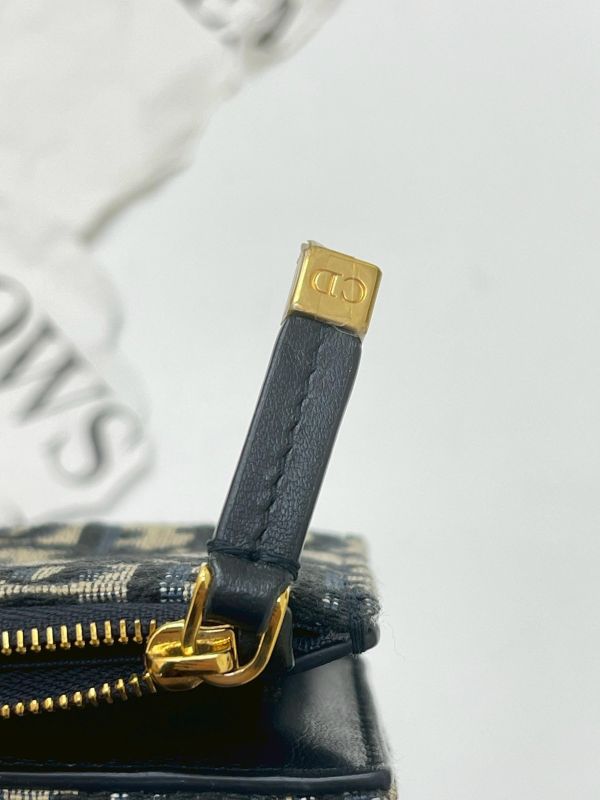 【95成新】Dior 老花零錢短夾 