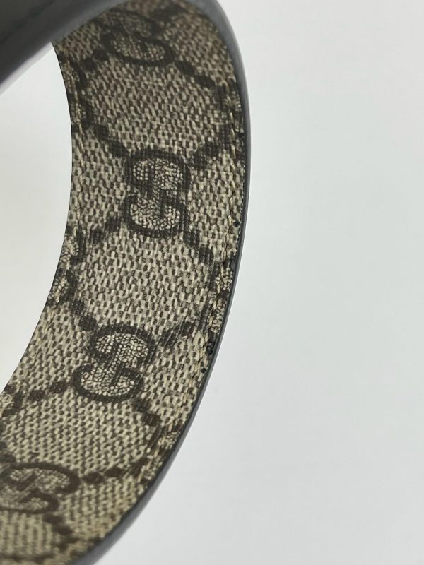 【全新品】GUCCI 雙G 3CM 皮帶 