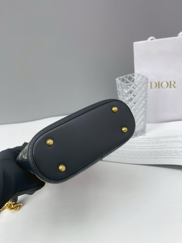 【9成新】DIOR C'EST 老花水桶包 中號 