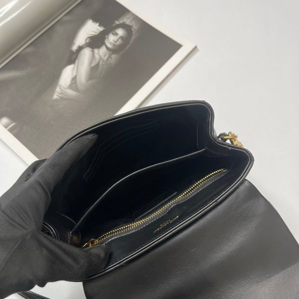 【12期0利率】YSL LOULOU絎縫皮革Toy手袋 MINI 【95成新】 